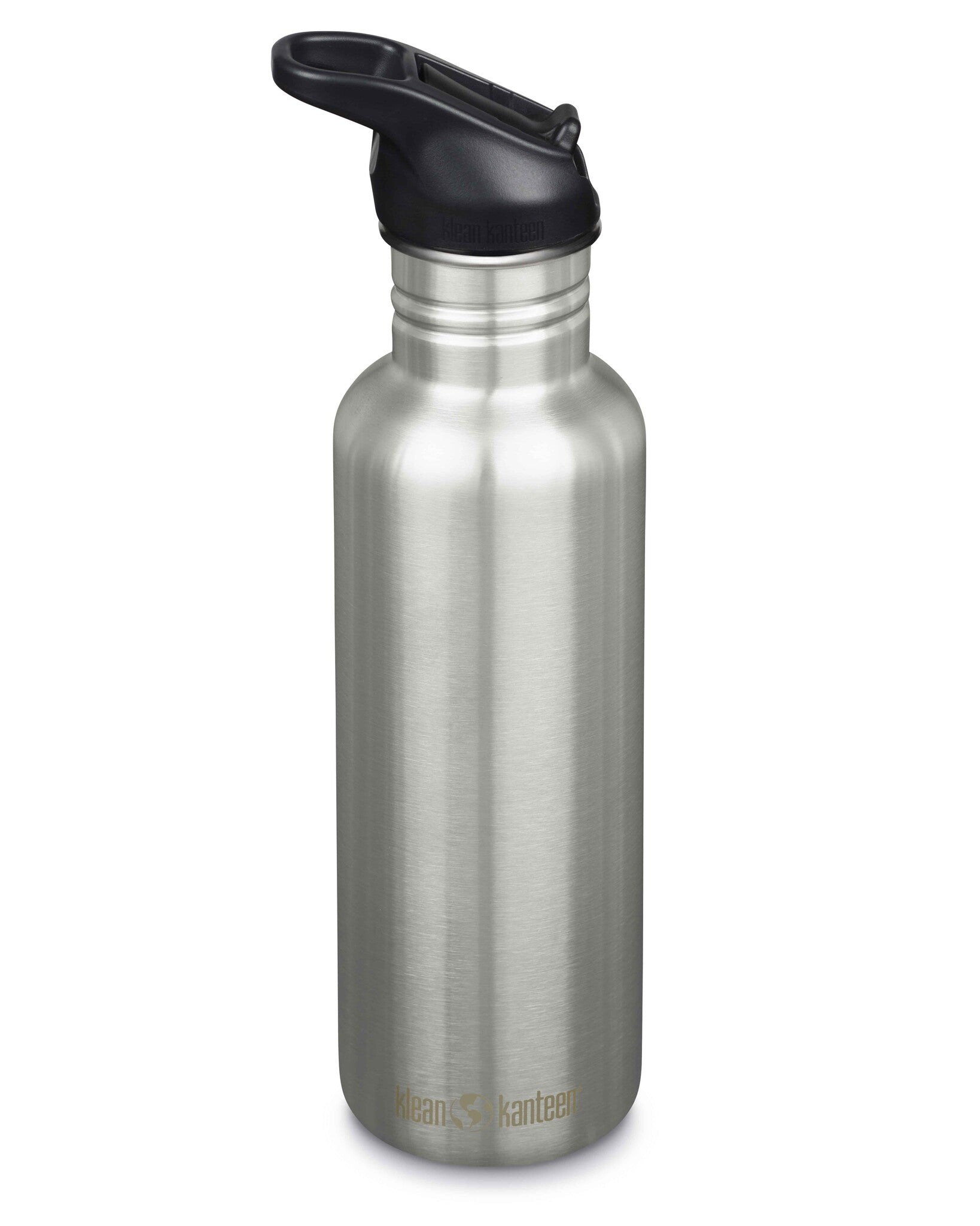 Drinkfles Classic 800 ml - brushed stainless flip