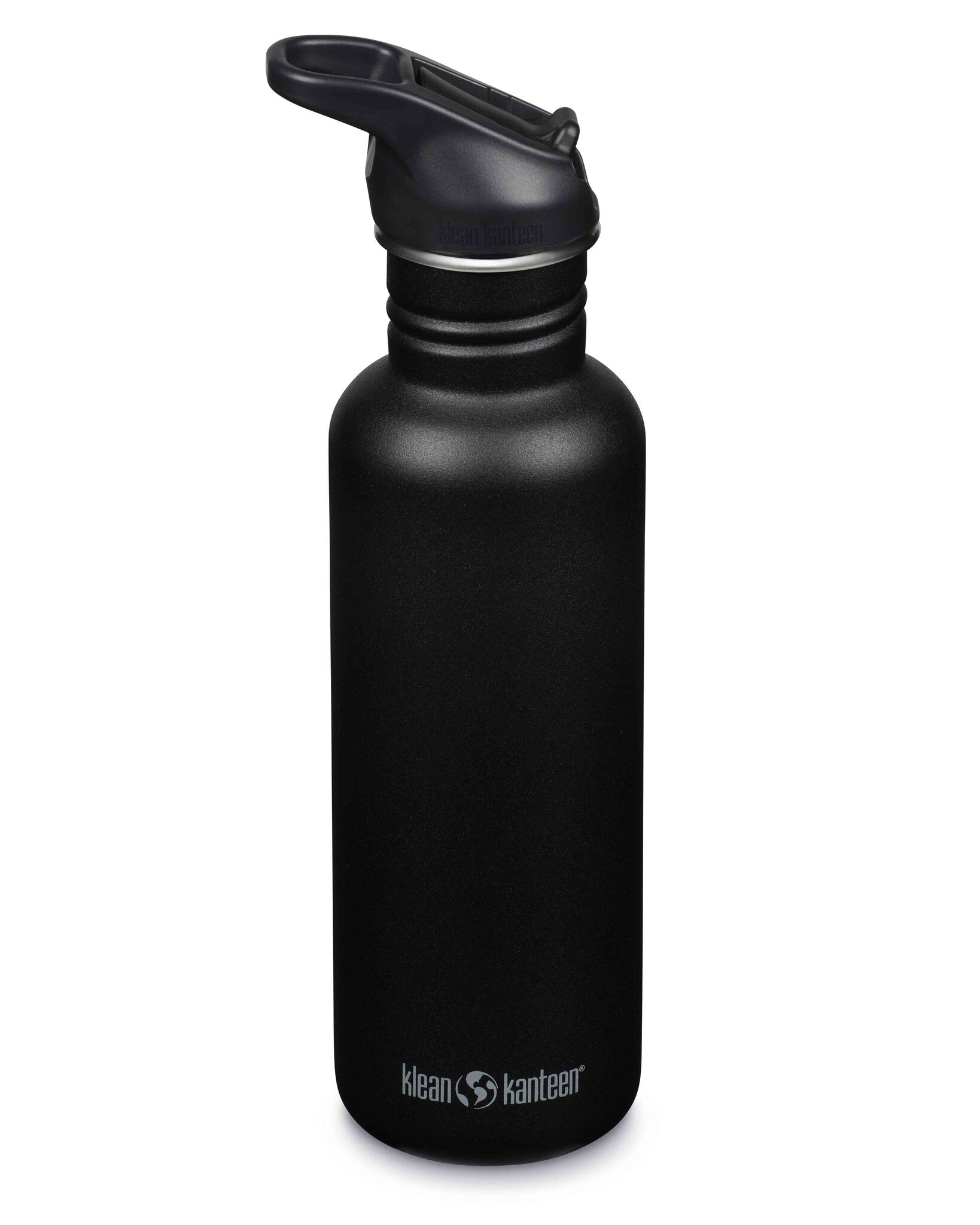Drinkfles Classic 800 ml - zwart flip