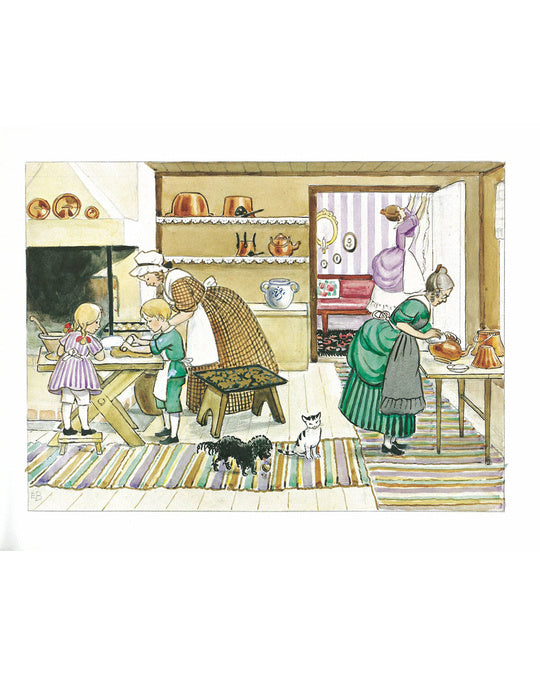 Elsa beskow peter en lotta vieren kerst