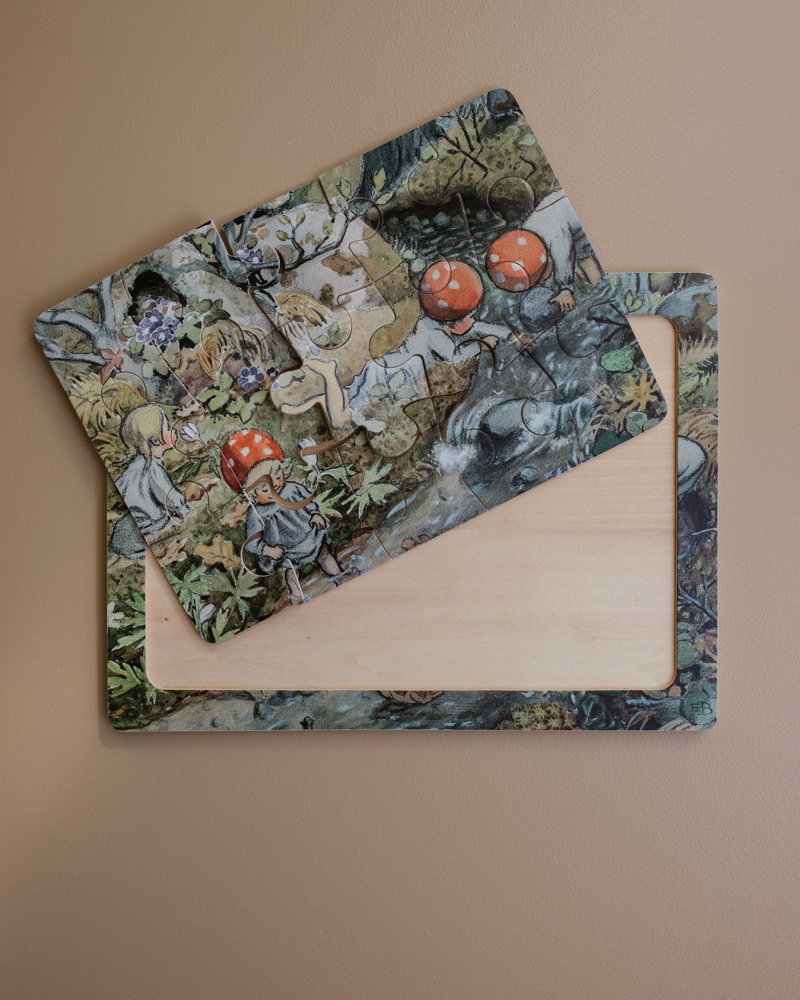 Elsa Beskow puzzle gnone children copyright Ziloen