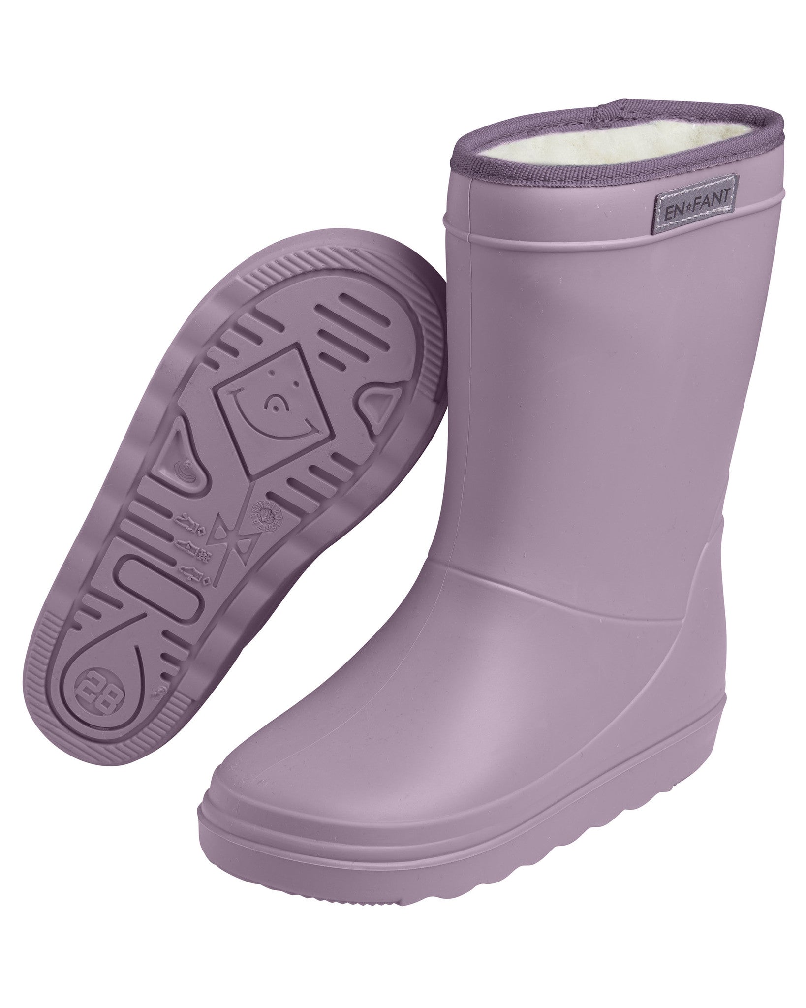 En fant winter kaplaarzen wol gevoerd flint lila 6405