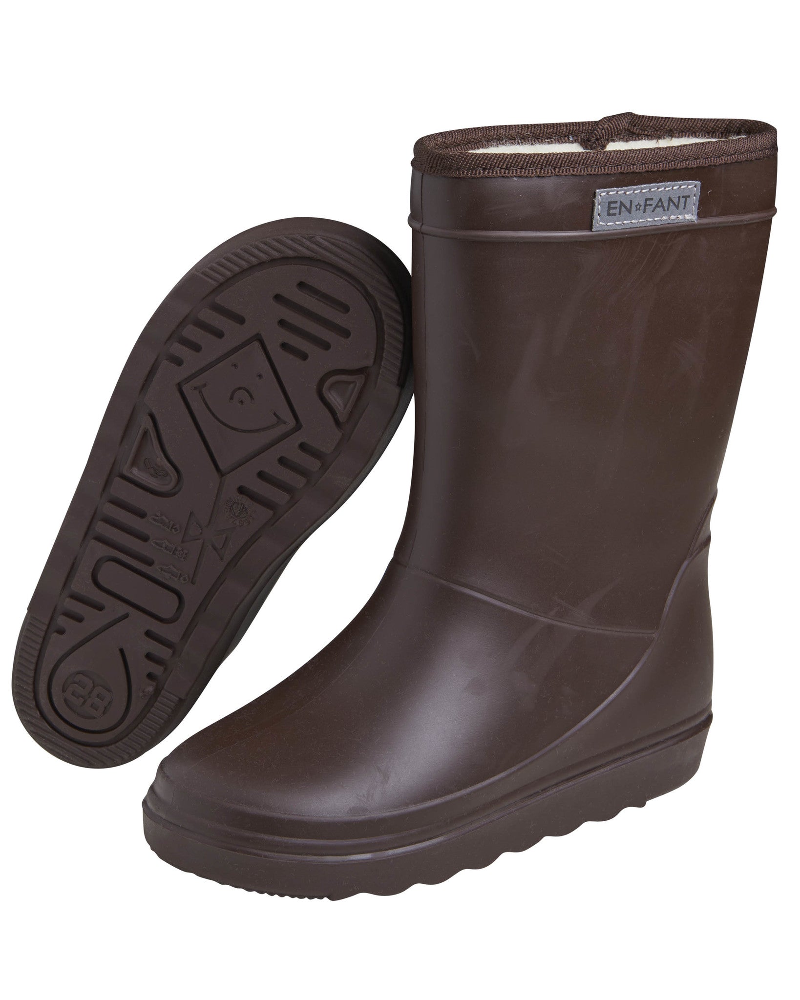 Enfant thermoboots coffee bean bruin woolen lining6