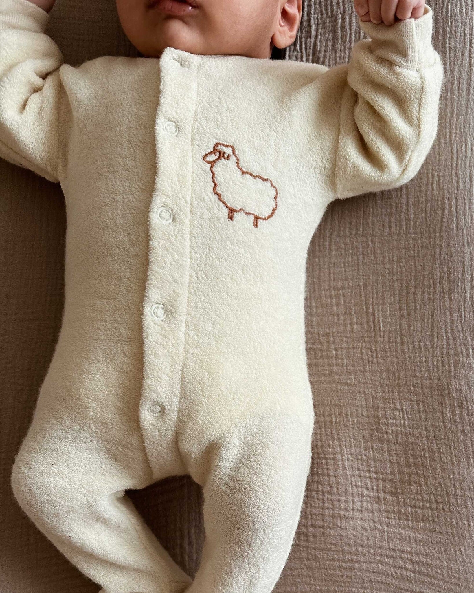 Engel natur - jumpsuit van wol naturel