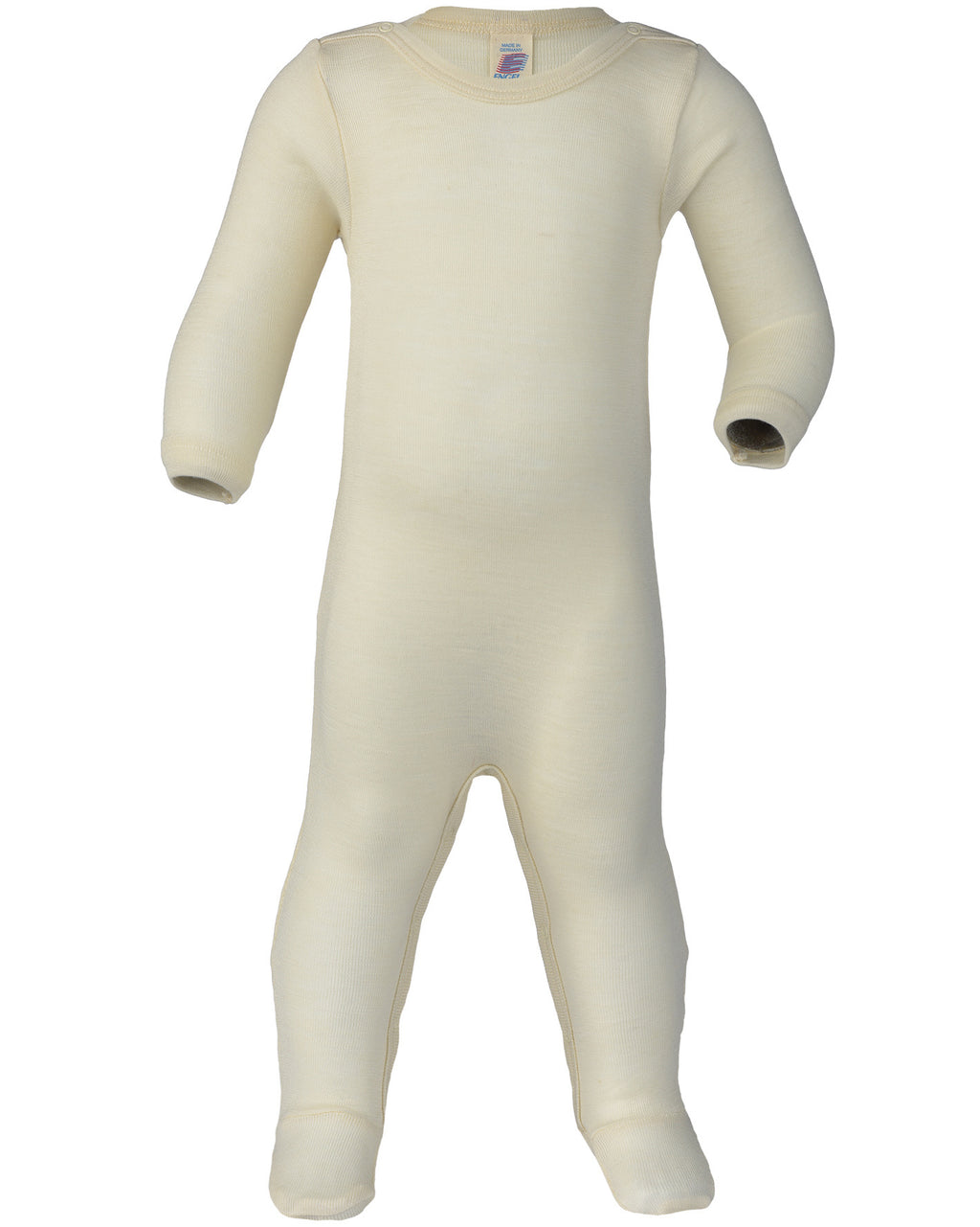 Engel natur Boxpakje:pyjama van wol en zijde - naturel 709160-01