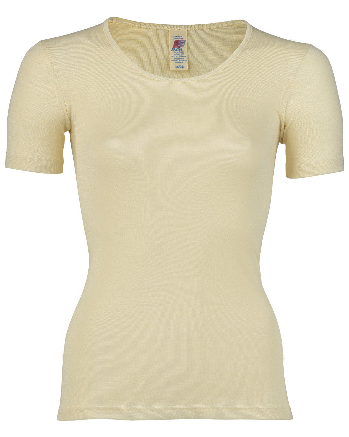 Engel natur dameshemd korte mouwen - naturel 704870-01