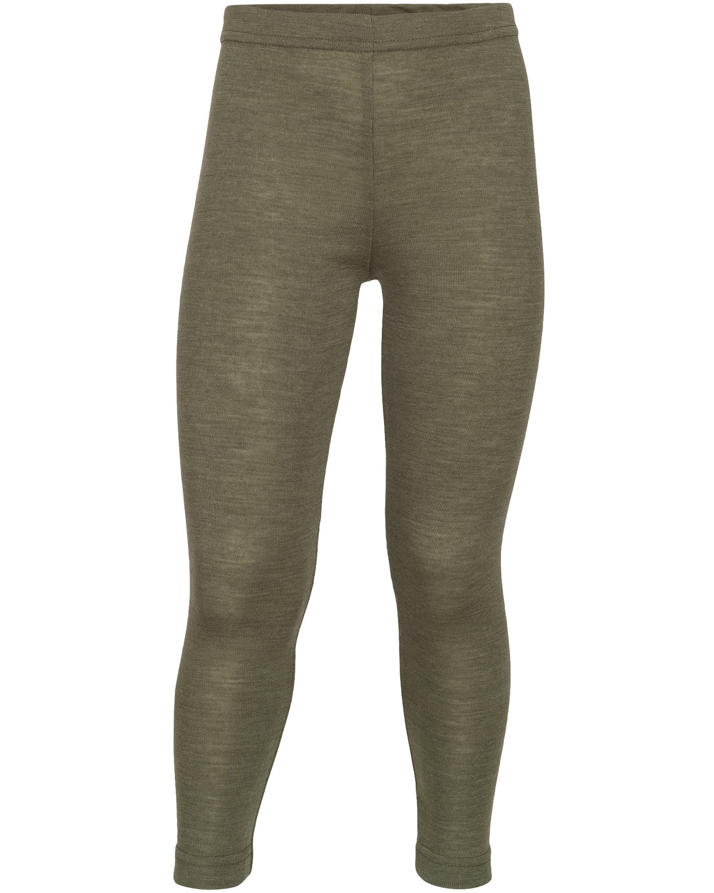 Engel natur Kinderlegging van wol en zijde - olive 704500-43e