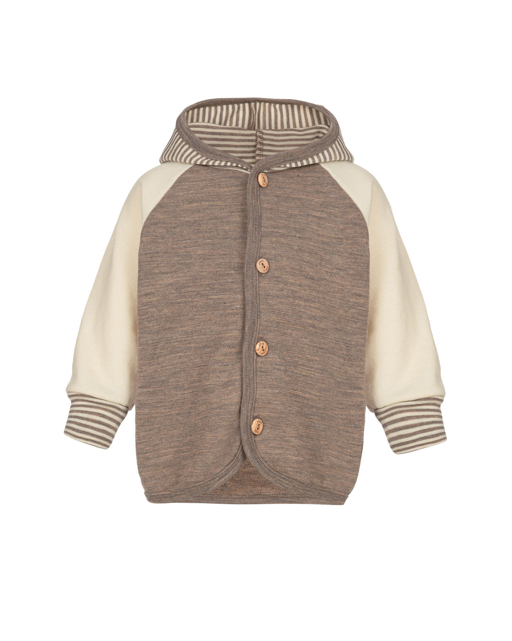 Engel natur vestje wol frottee walnoot nature 555520_075