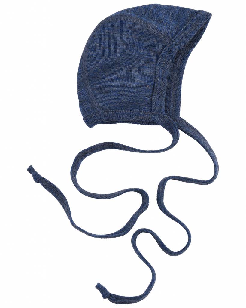 engel-natur-wool-bonnet-blue