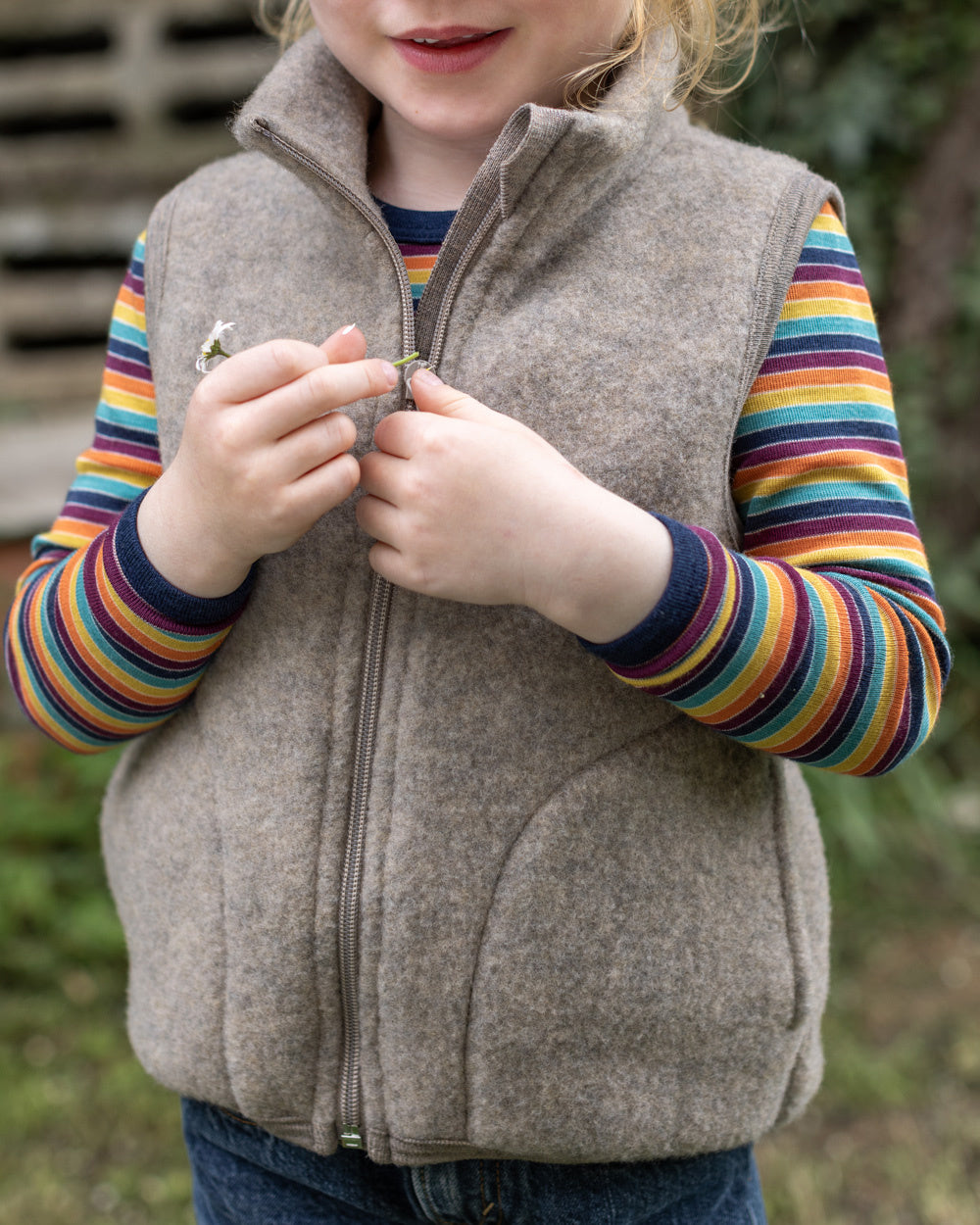 engel-wol-fleece-bodywarmer-walnoot