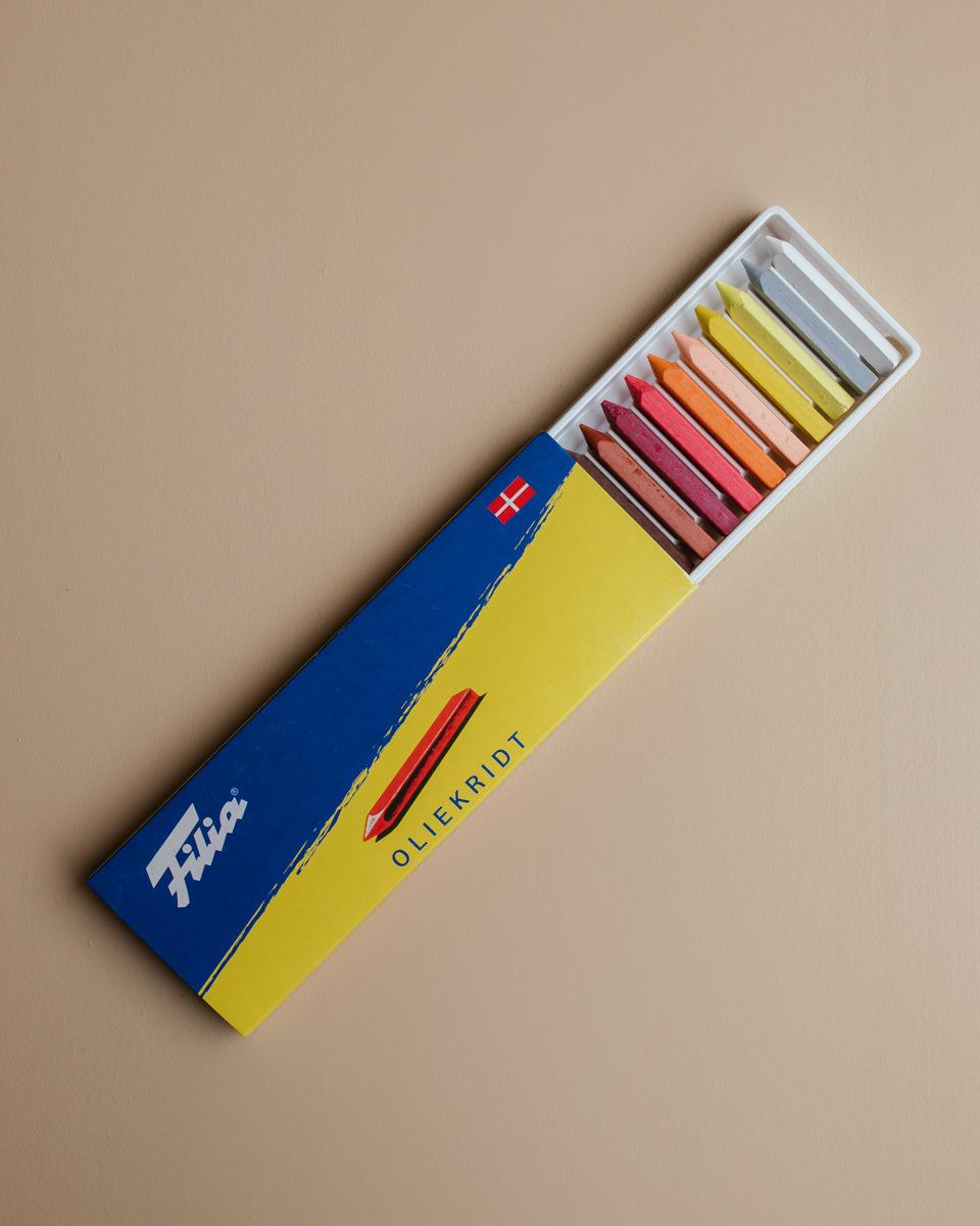 Filia Oil Pastels - 18 colours: endless drawing fun! | Ziloen