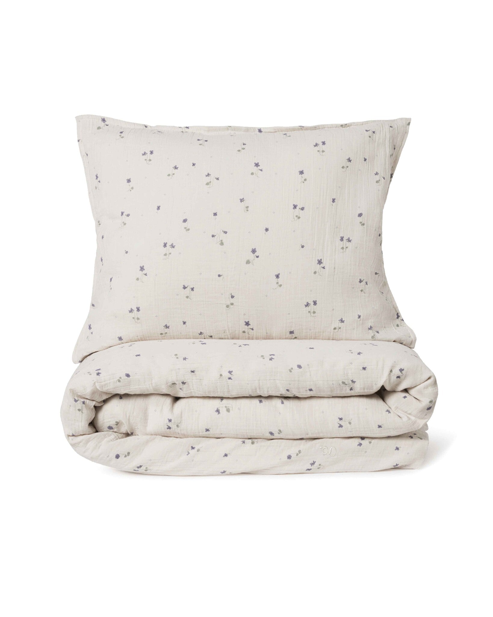 Garbo-and-Friends Hydrofiel eenpersoons bed set - viola 1