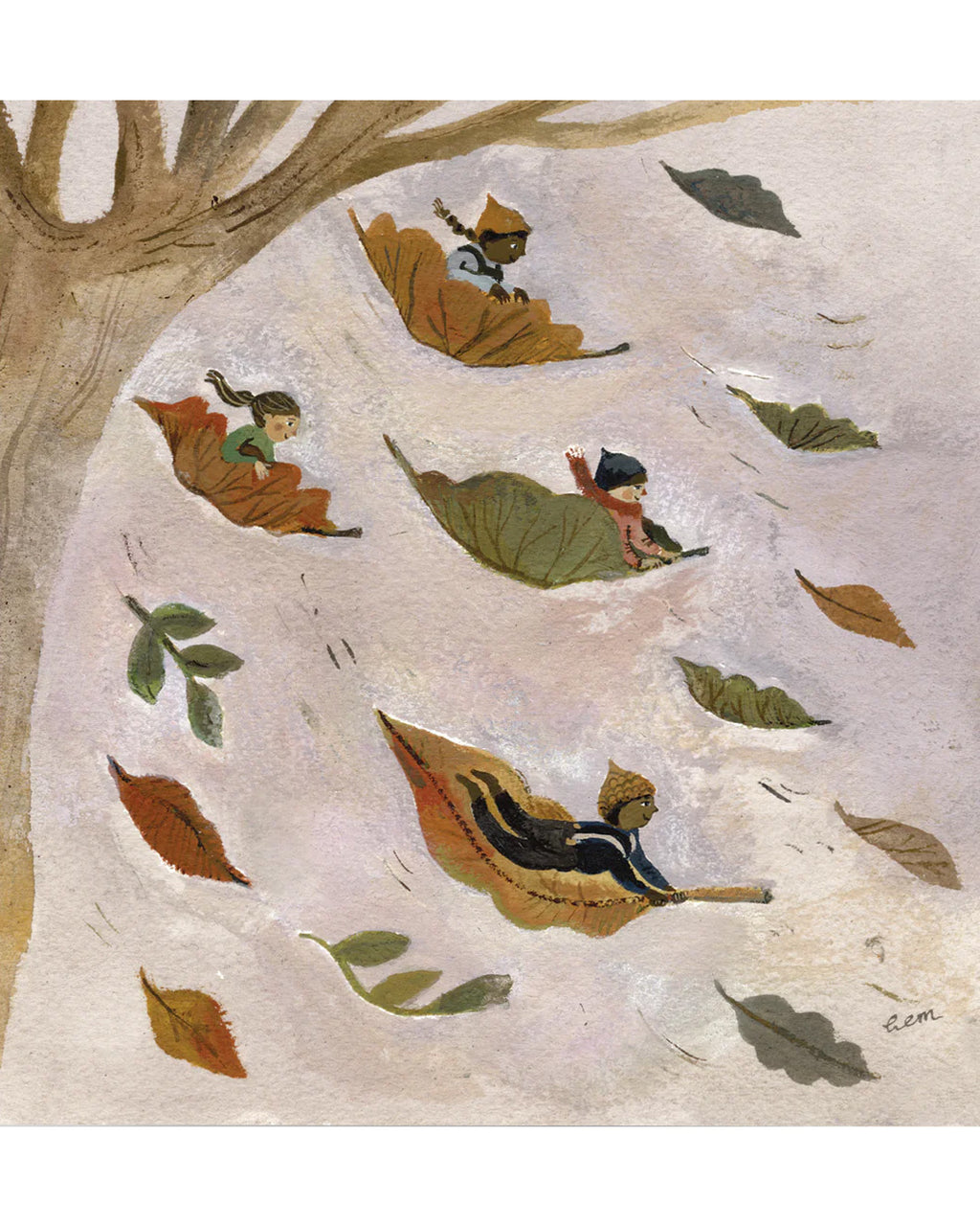 Gemma Koomen kaart autumn leaves_2
