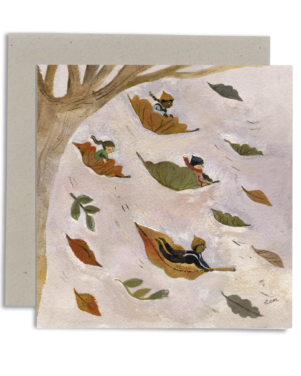 Gemma Koomen kaart autumn leaves