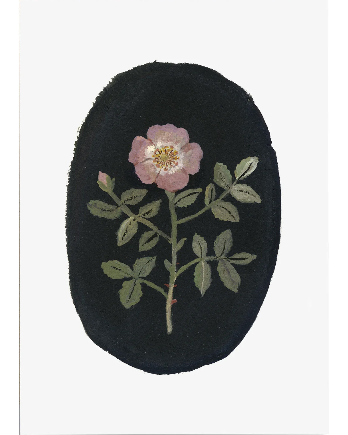 Gemma Koomen kaart dog rose_2