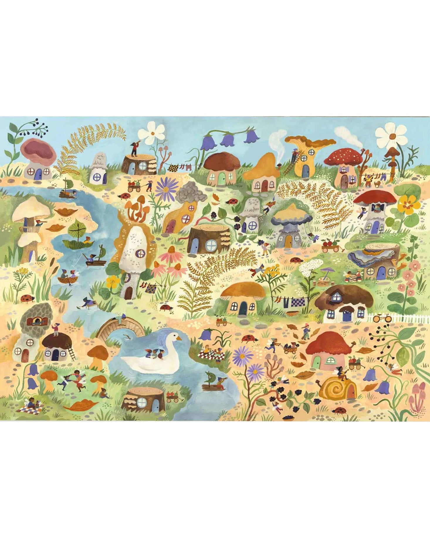 Gemma Koomen kaart fairy village_2