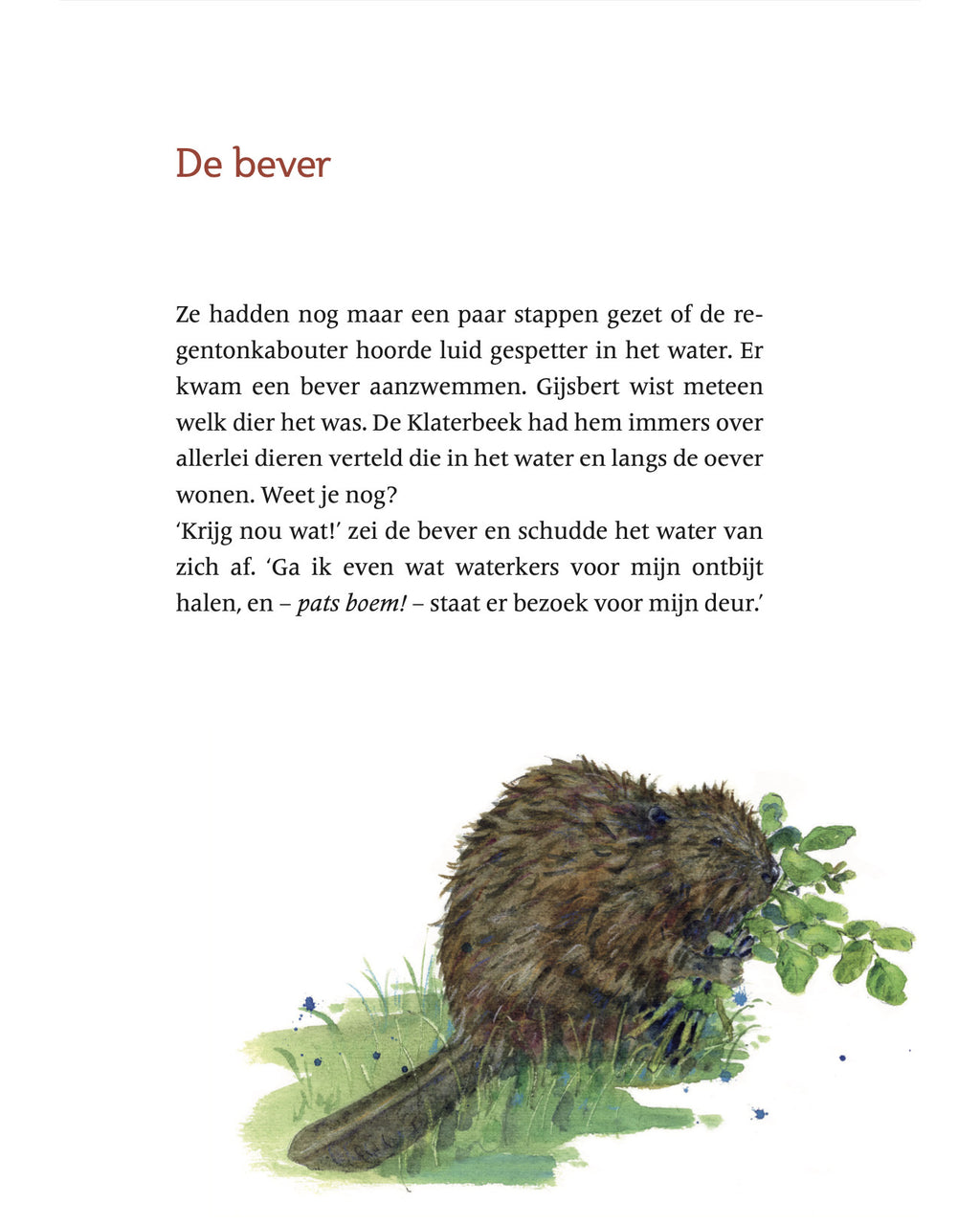 Gijsbert en de klaterbeek_bever