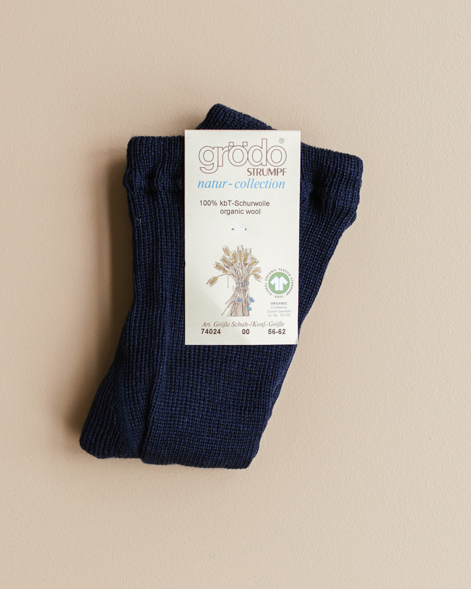 Grödo Dikke wollen maillot - donkerblauw 4