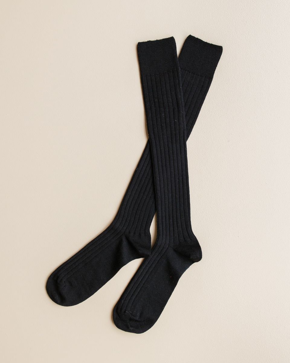 Grödo Kniekousen merino wol - zwart 2