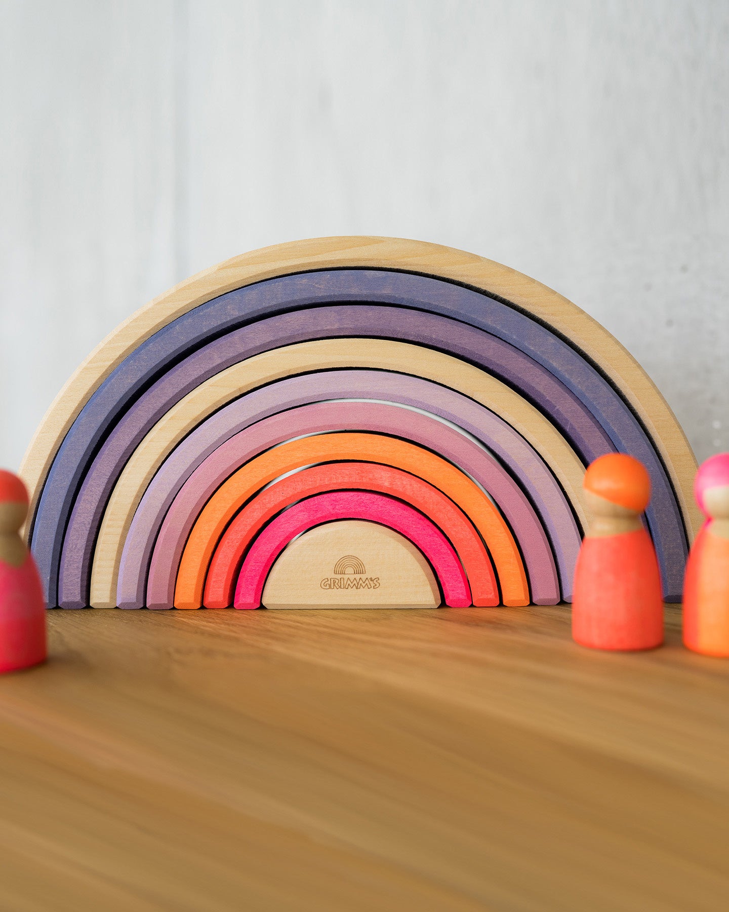 Grimm's Regenboog groot 10-delig - neon roze