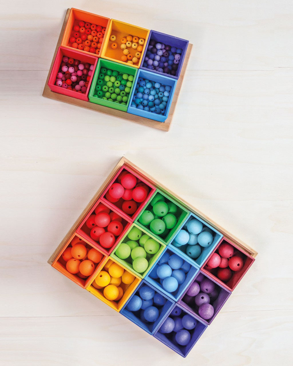 grimm's Sorteerbakjes 6 stuks - regenboog 5
