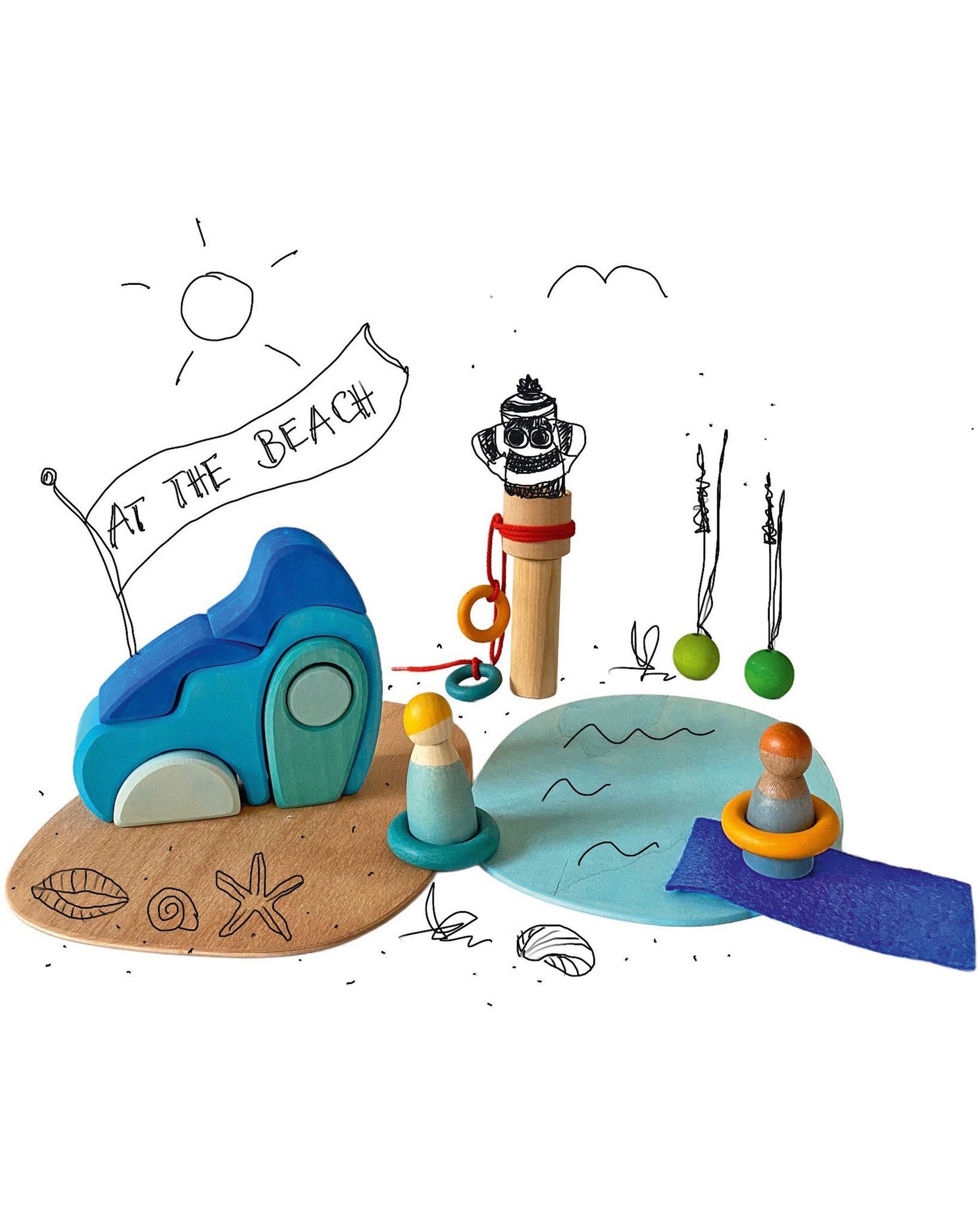 grimms Speelset small world - bij het water