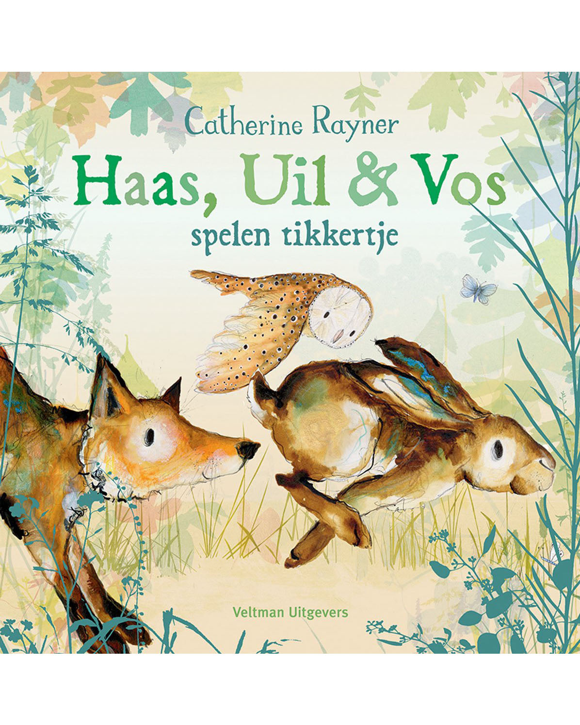 Haas, uil en vos spelen tikkertje 1