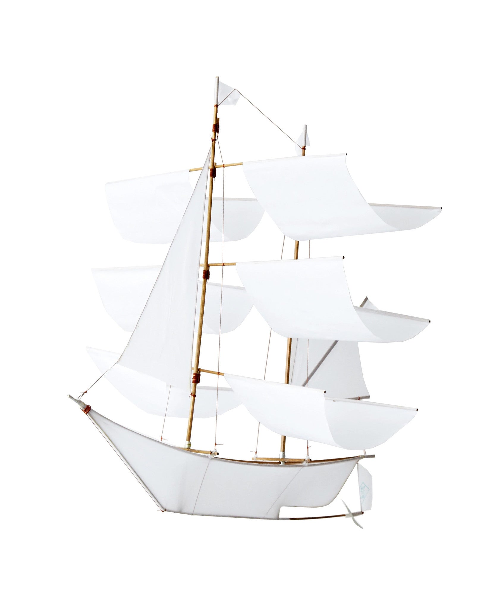 Haptic lab Zeilschip vlieger - wit 4001