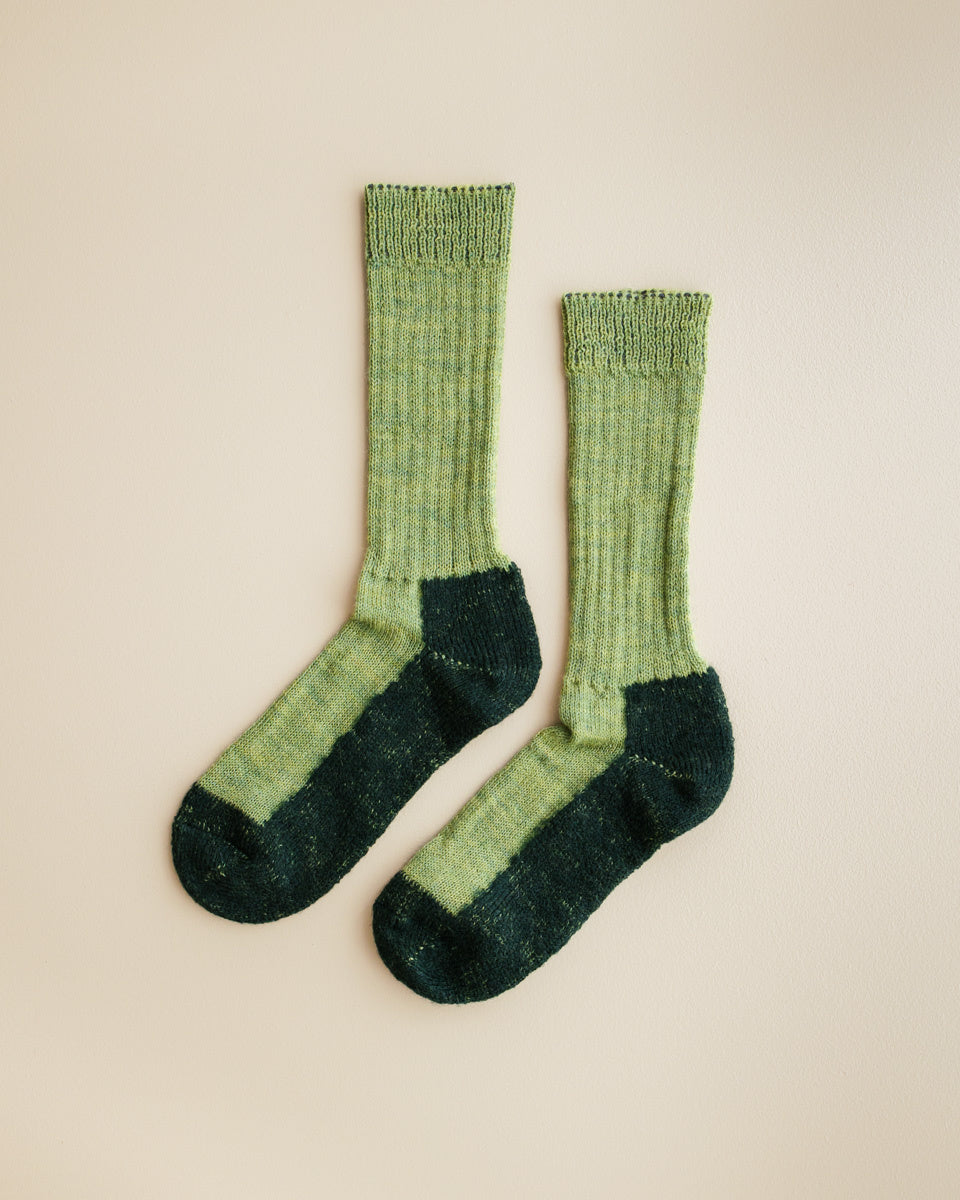 Hirsch Natur Trekkie sokken - groen 2