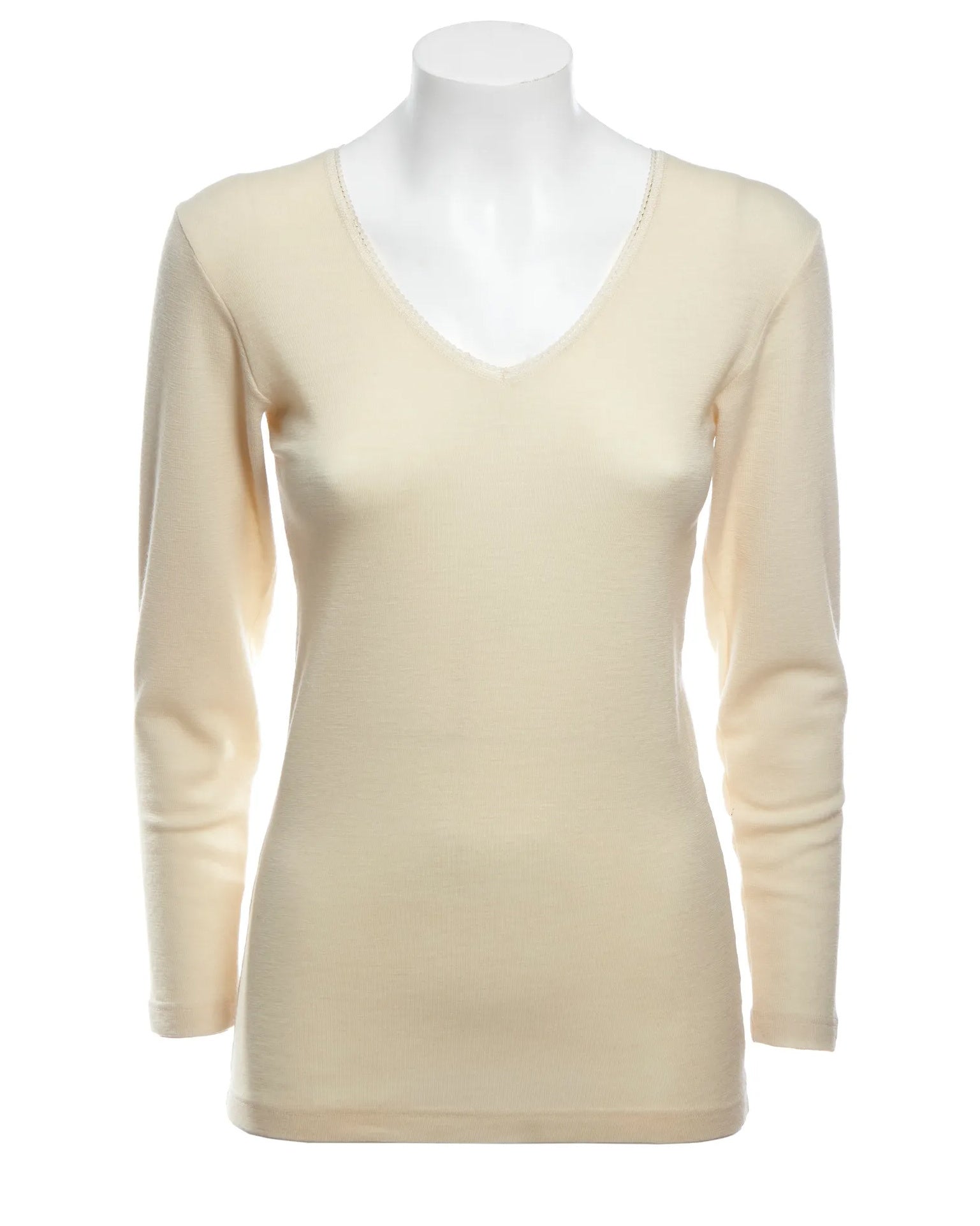 Hocosa dames longsleeve hemd zijde