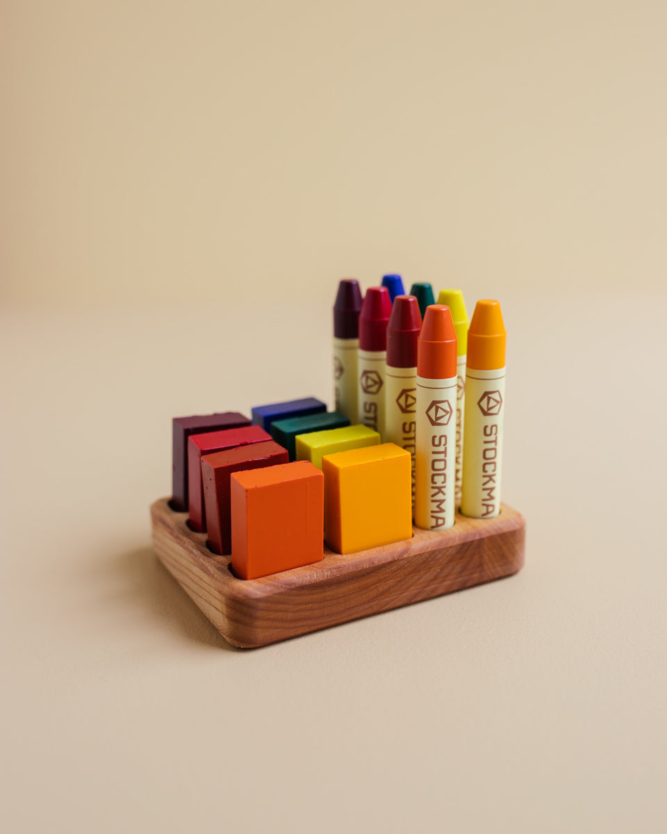 Houder voor Stockmar krijtblokjes en stiftjes - 8 stuks OYN-houder-blokstift-8 6