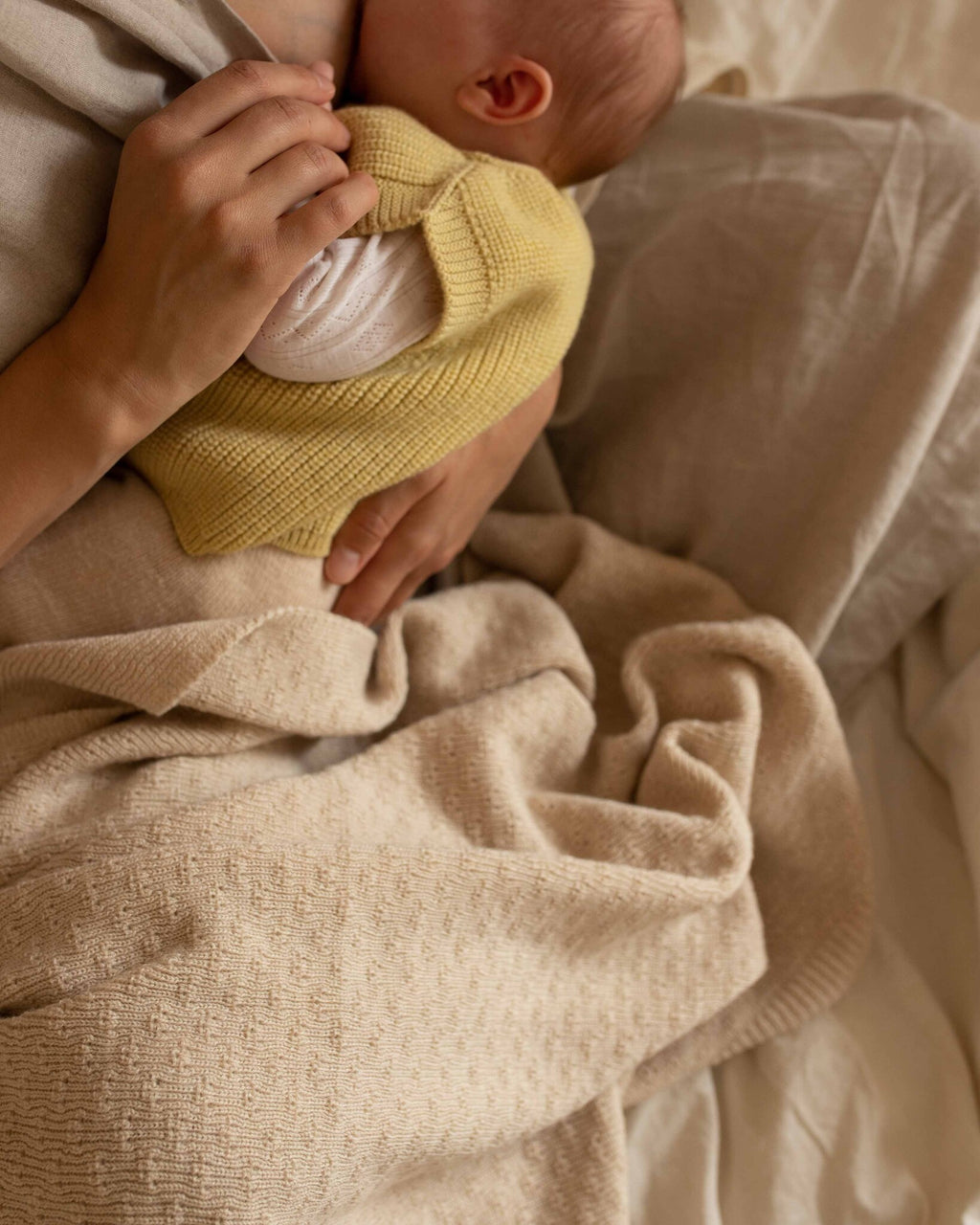 Hvid - blanket dora - cream