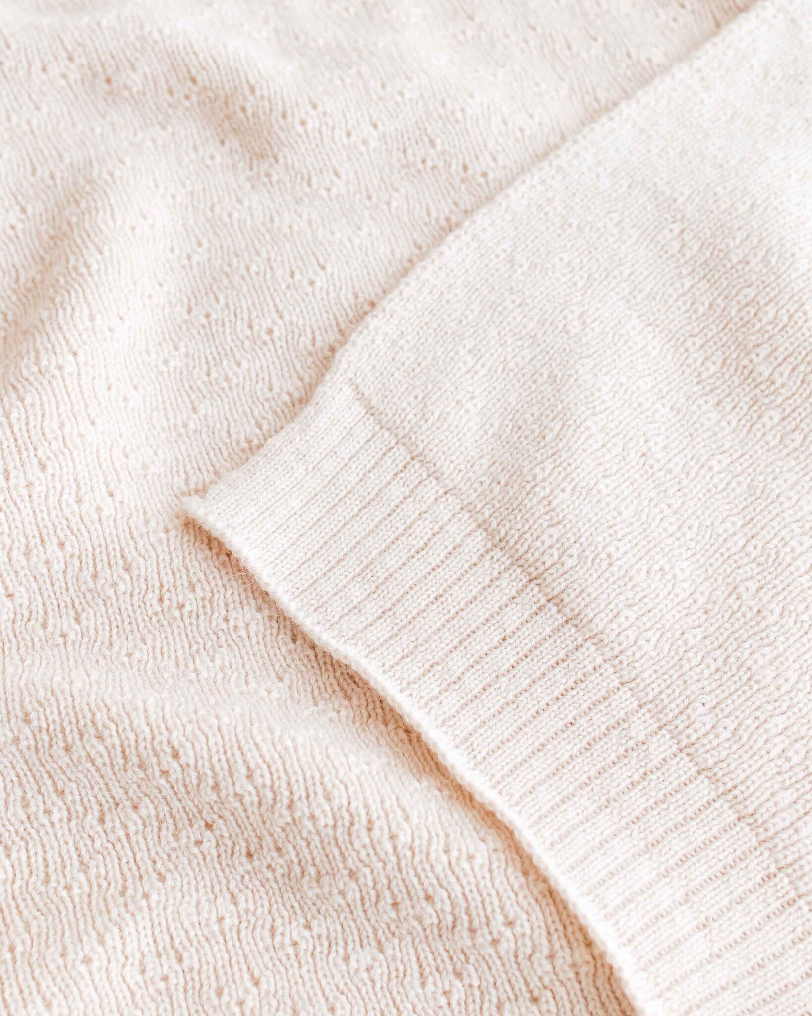 Hvid Baby deken van wol Dora - cream 3
