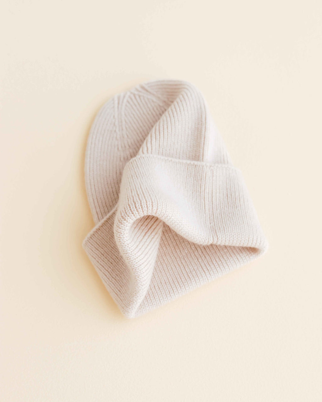 hvid Beanie Fonzie newborn - off white