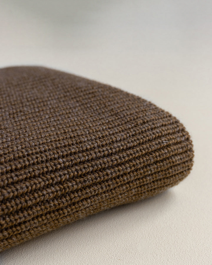 Hvid blanket BLANKA WALNUT