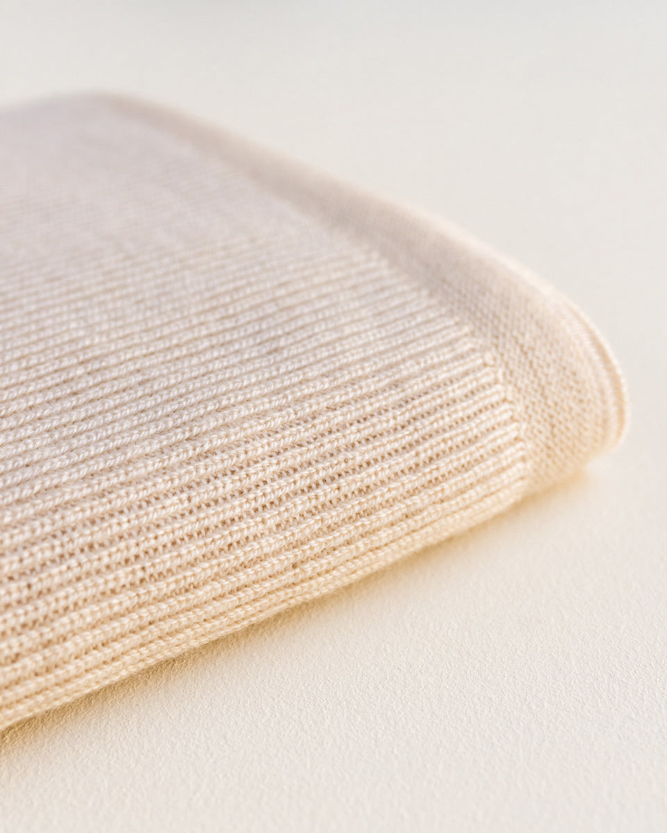 Hvid blanket FELIX OAT 2