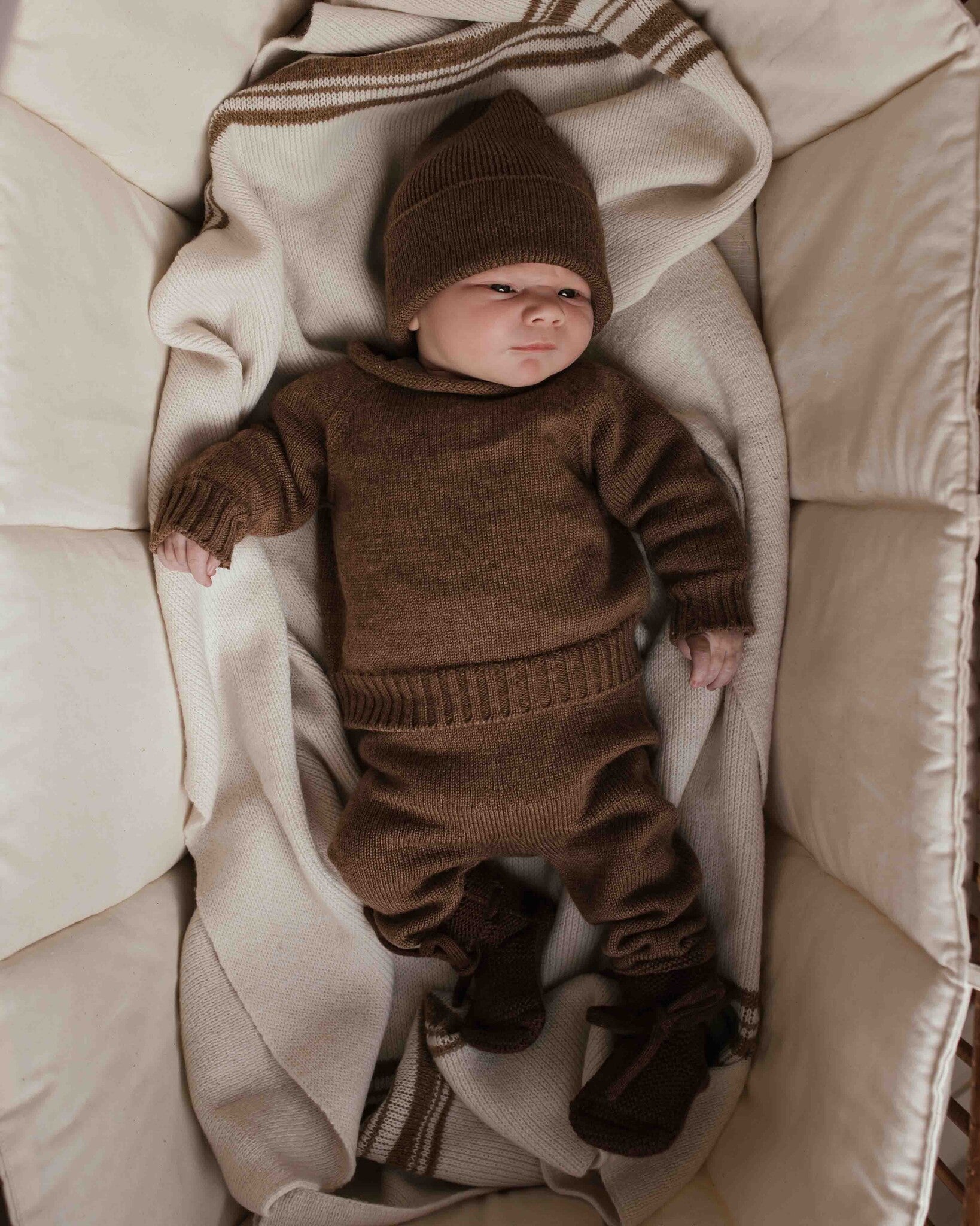 Hvid booties mocha