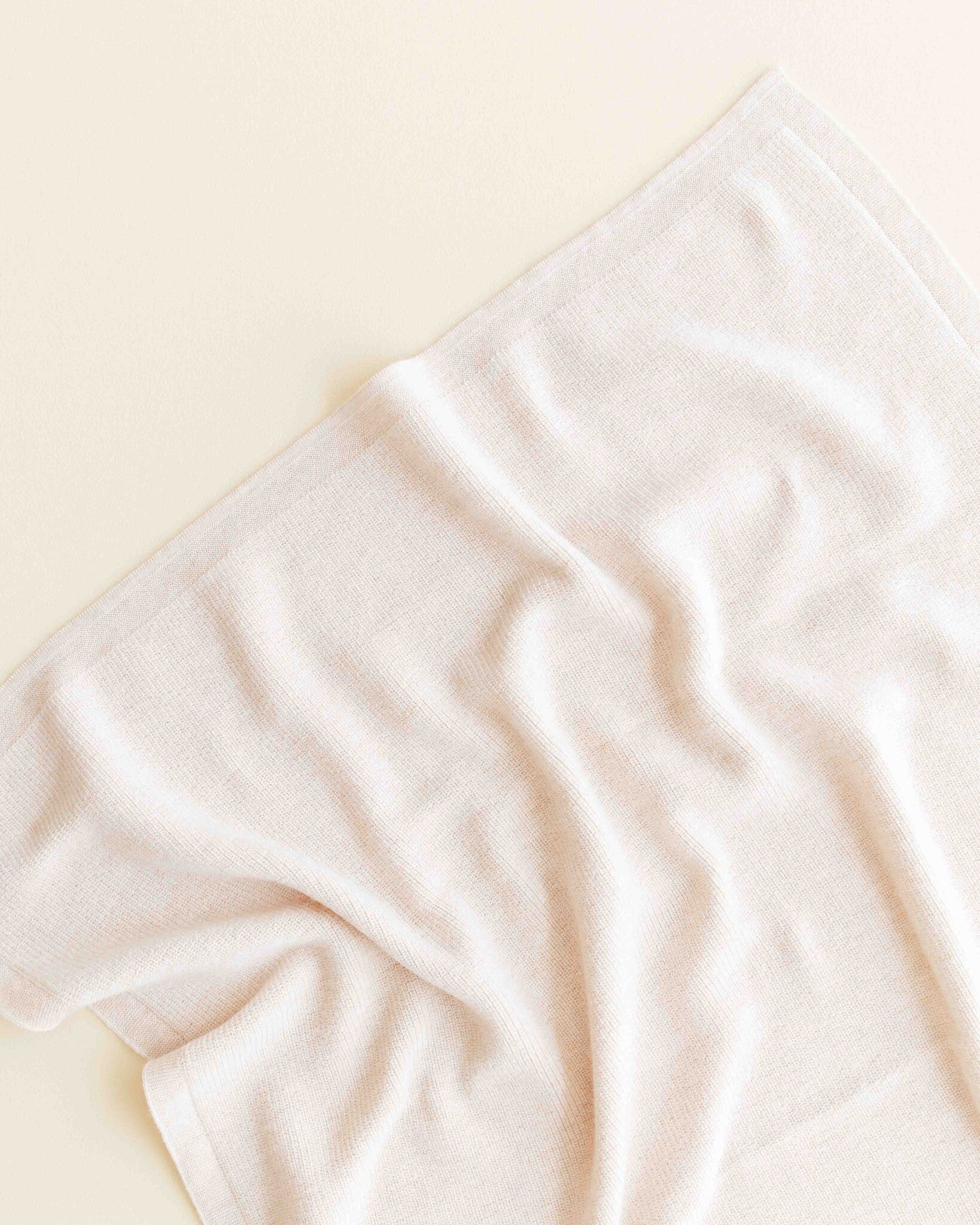 Hvid Deken van merino wol Felix - cream 2
