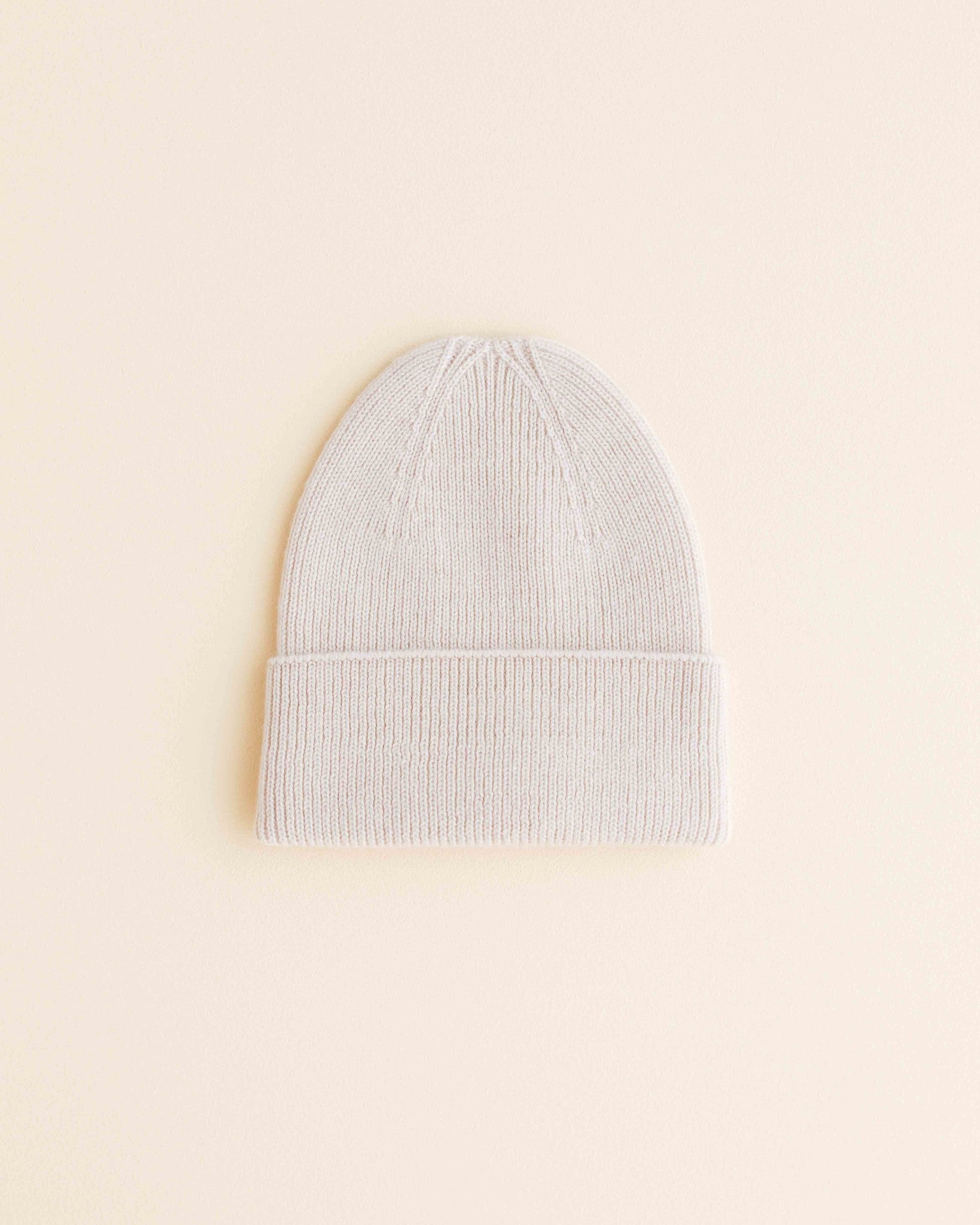 hvid Ribbeanie newborn Fonzie - off white