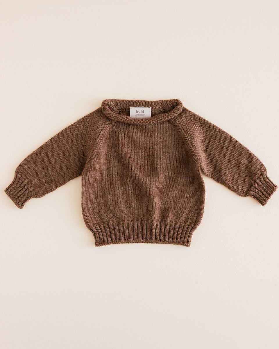 Hvid SWEATER GEORGETTE MOCHA