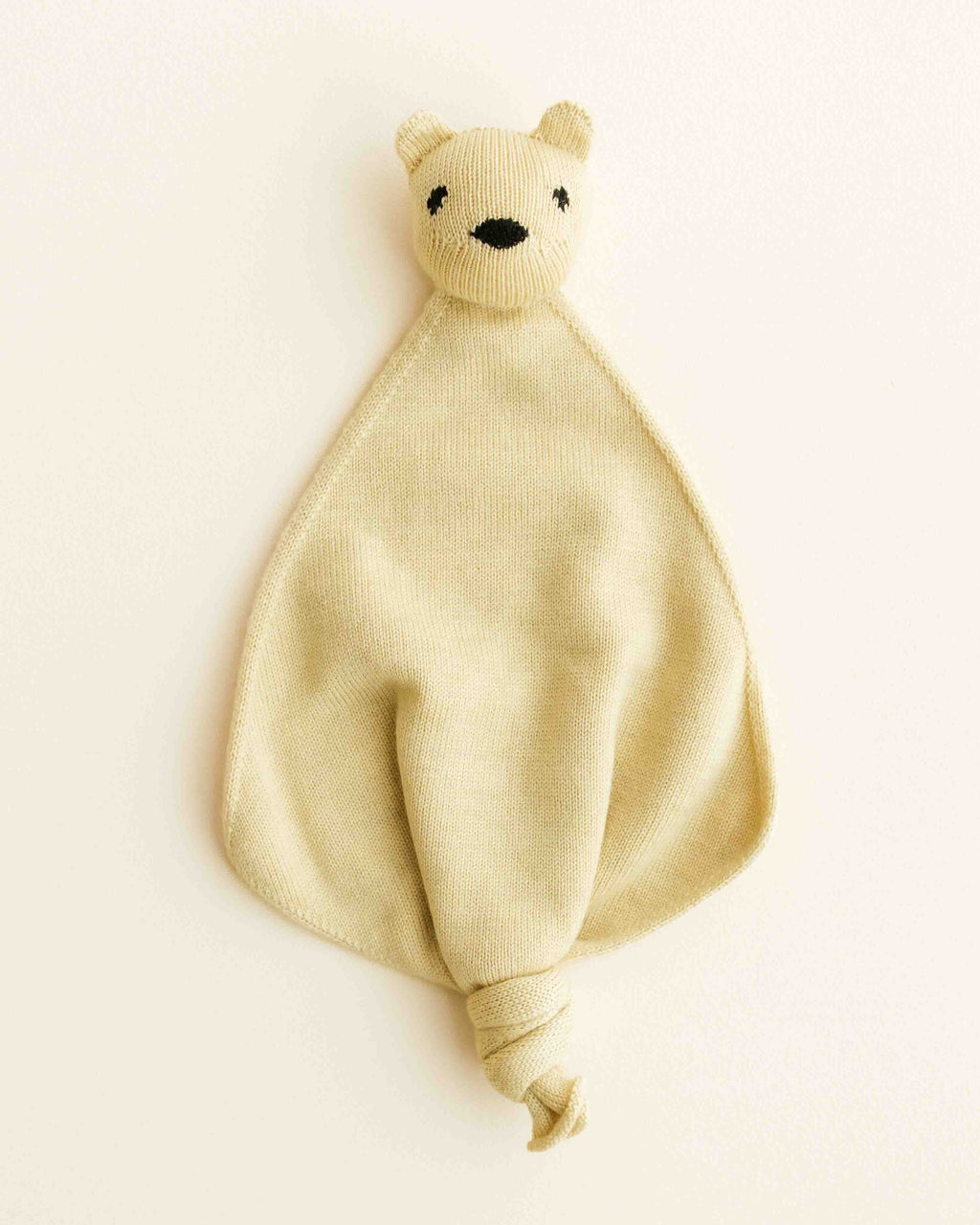 Hvid Teddy Tokki - light yellow