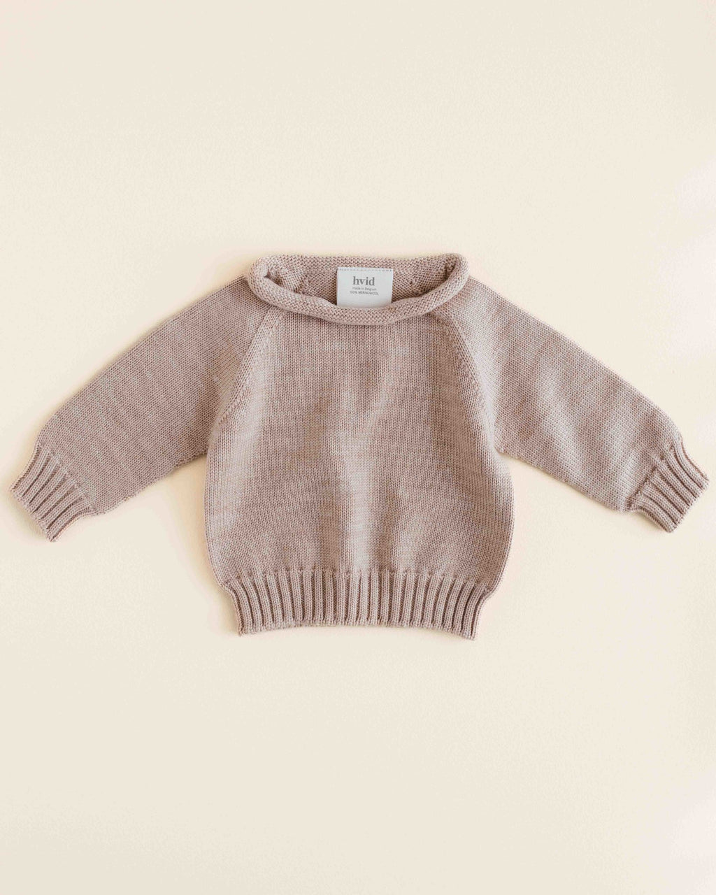 hvid Wool sweater Georgette - sand