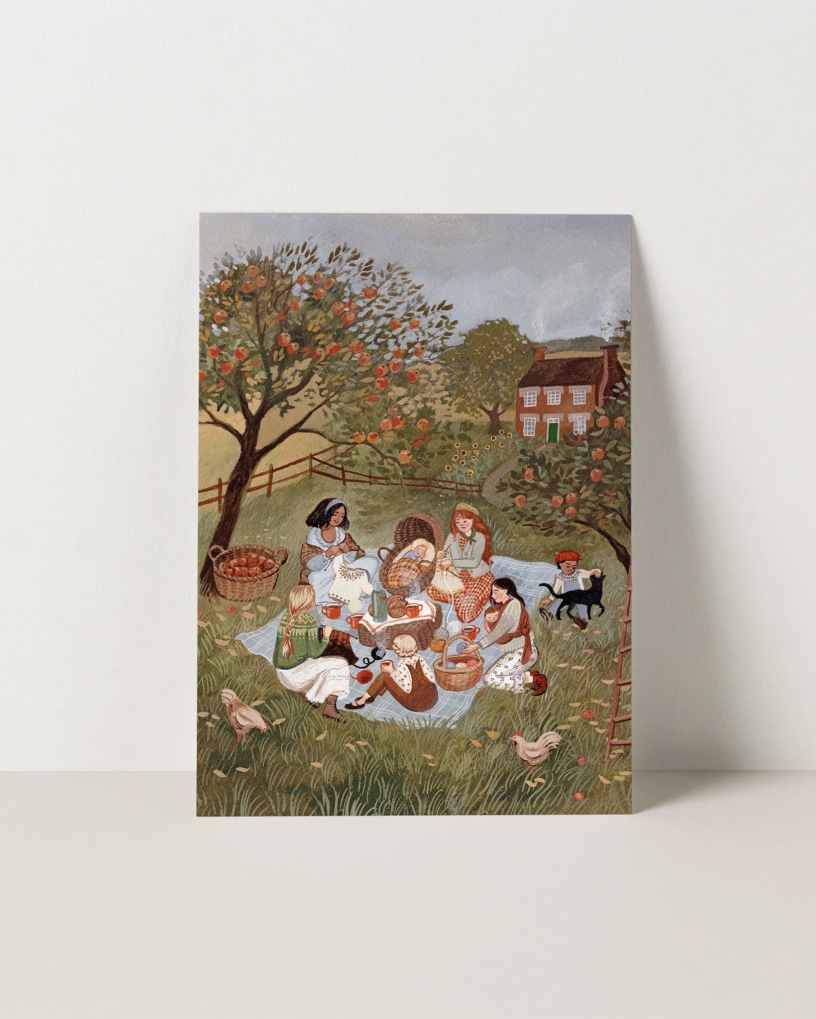 Interwoven postcard