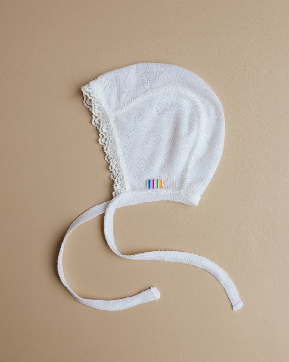Joha - ajour bonnet naturel_