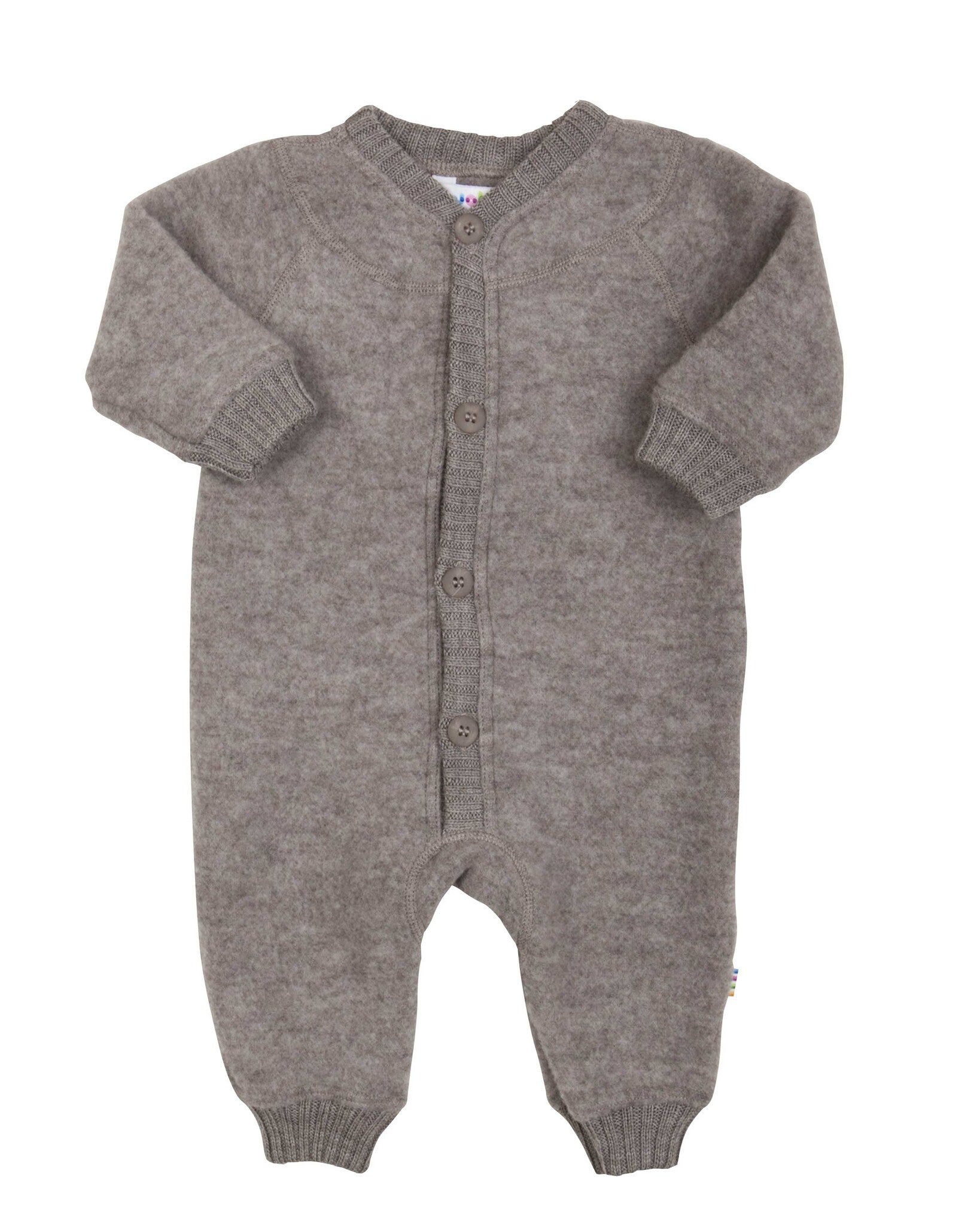 Joha Jumpsuit van wolfleece - sesam