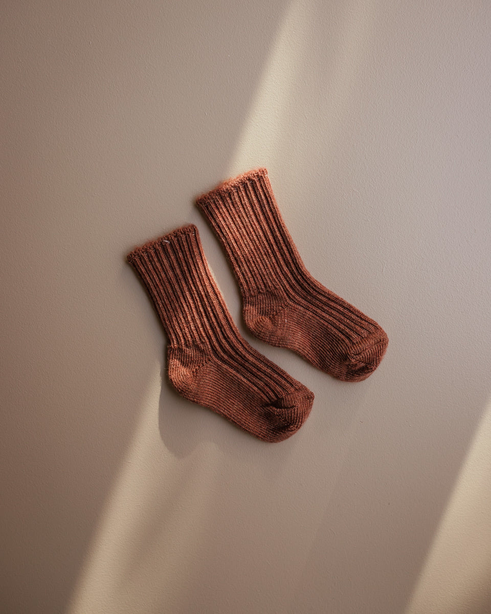 Joha woolen socks copper Ziloen web-225