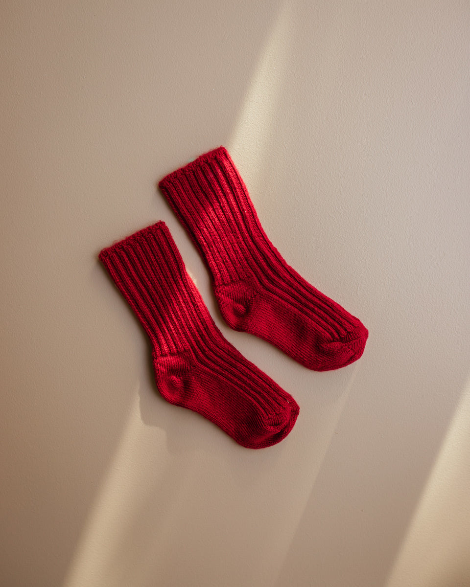 Joha woolen socks red copyright Ziloen web-222