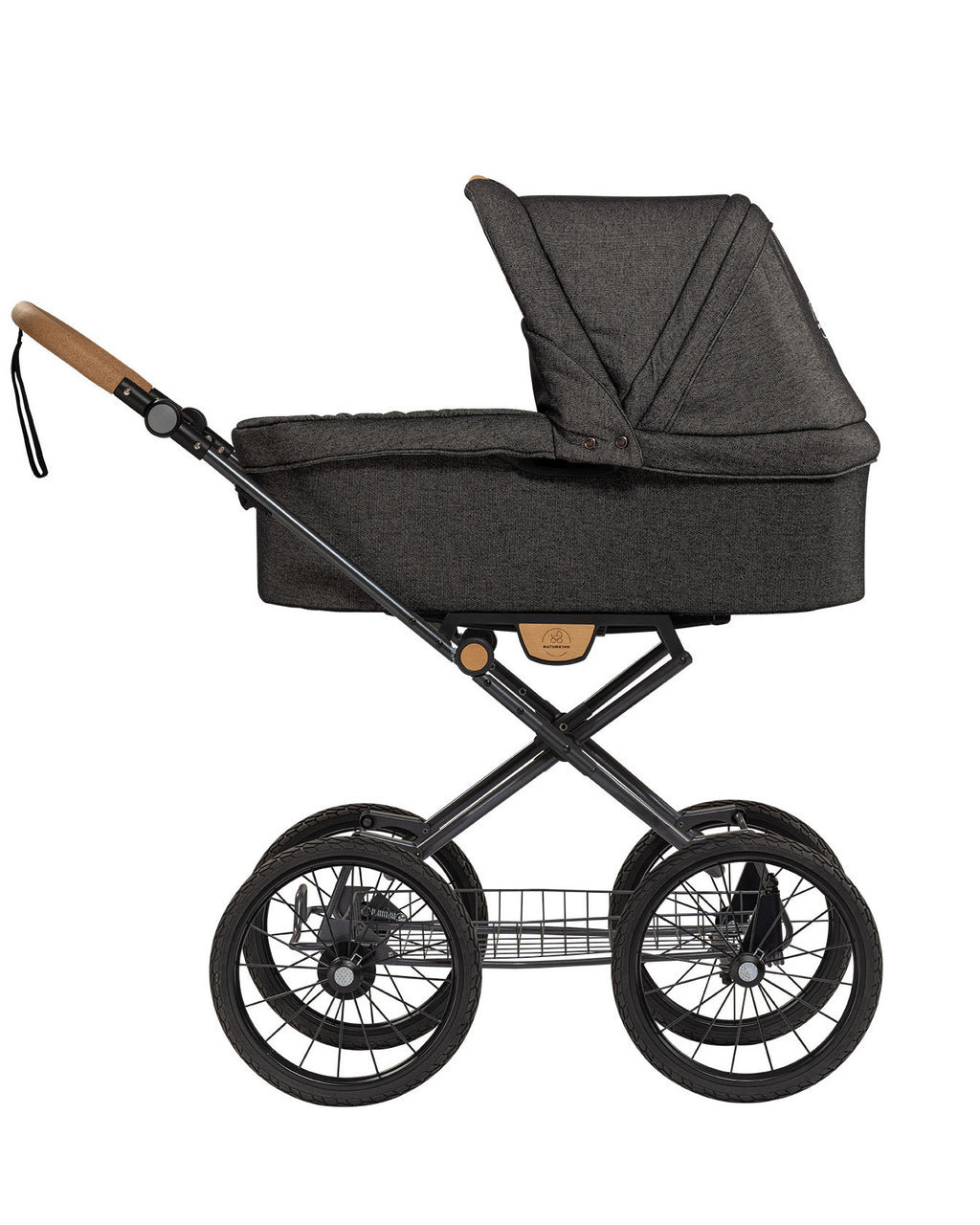 kinderwagen ida graphit - basis model inclusief reiswieg