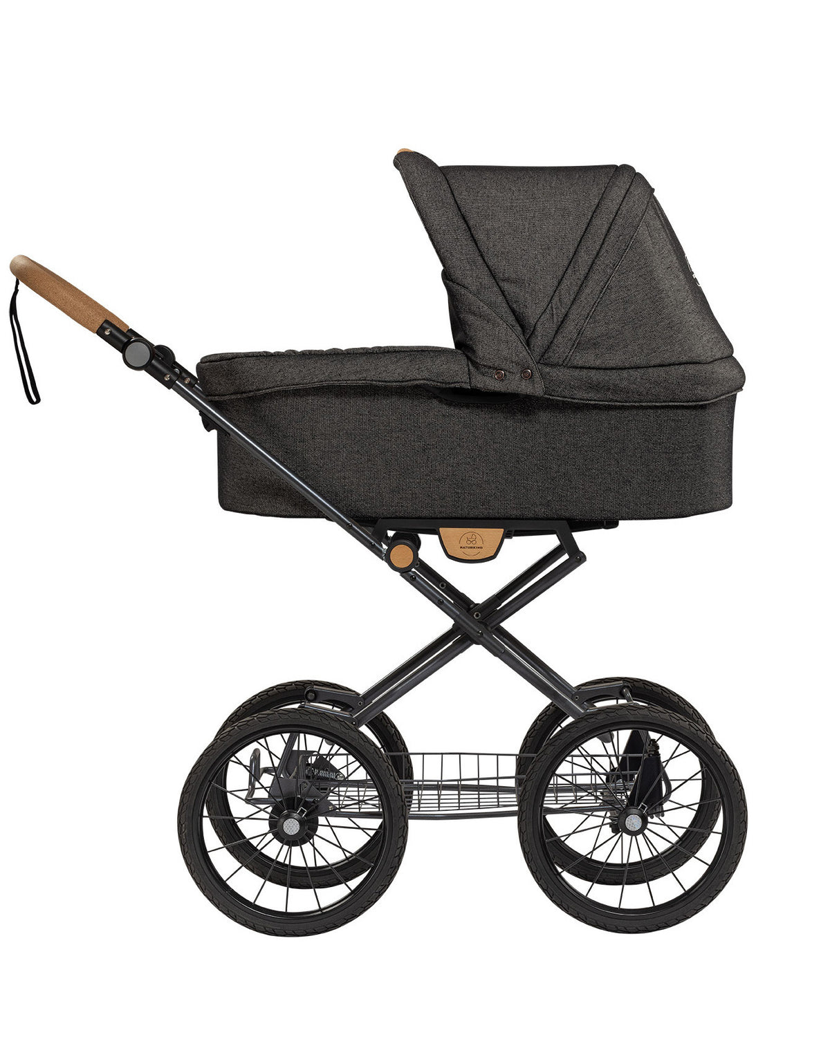 kinderwagen ida graphit - basis model inclusief reiswieg