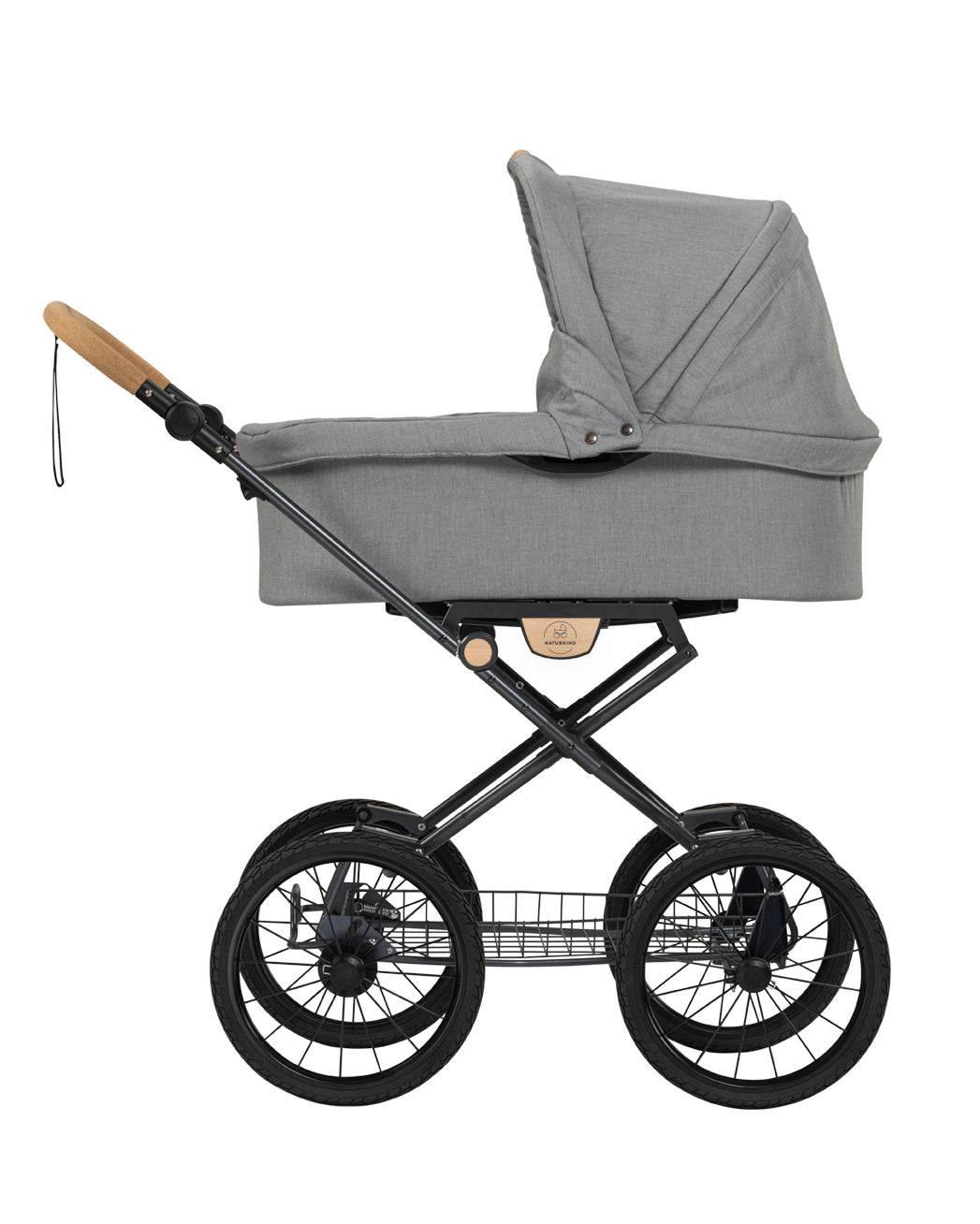 Kinderwagen Ida mottled grey - basis model inclusief reiswieg 1081340+7040