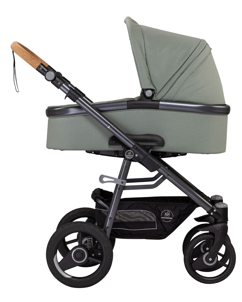 Kinderwagen Lux Evo jade - basis model inclusief reiswieg